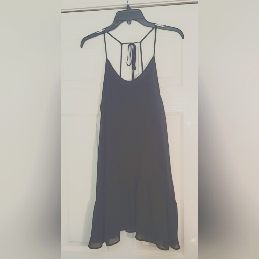 Lush black summer dress